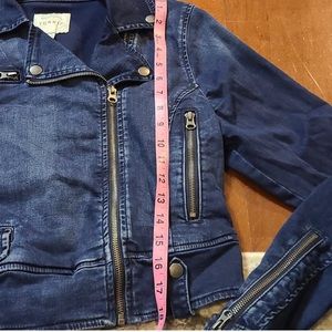 Torrid denim moto jacket